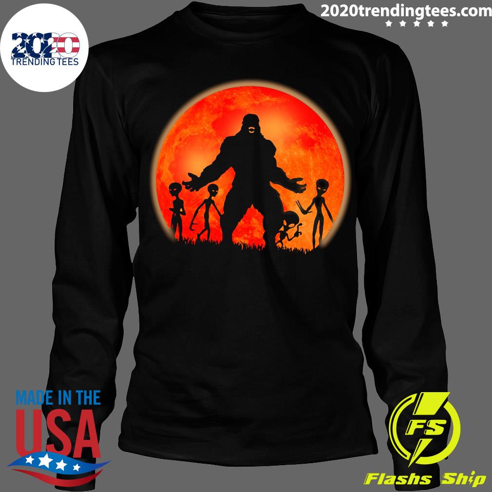 bigfoot alien shirt