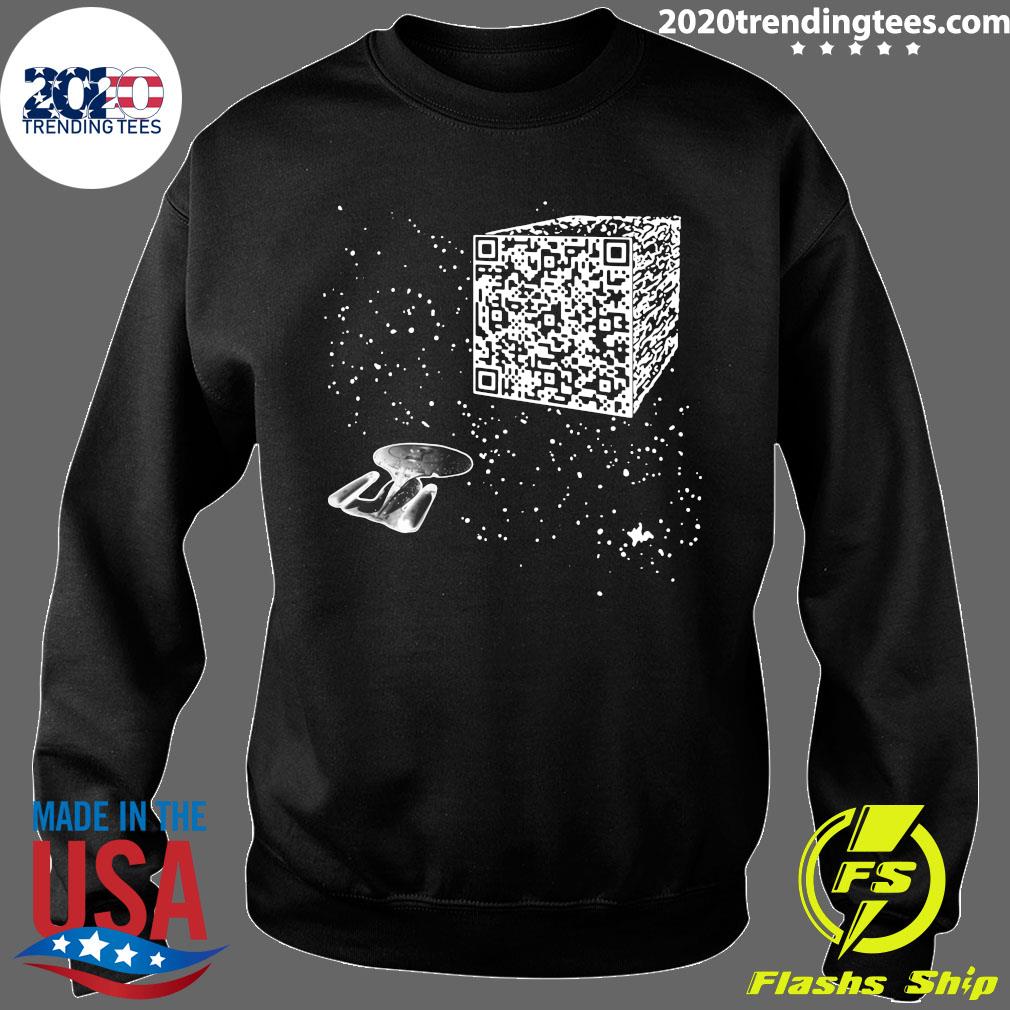 borg qr code shirt