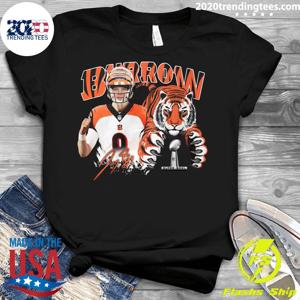 Cincinnati Bengals 9 Joe Burrow Super Bowl Champions Shirt - 2020 Trending  Tees