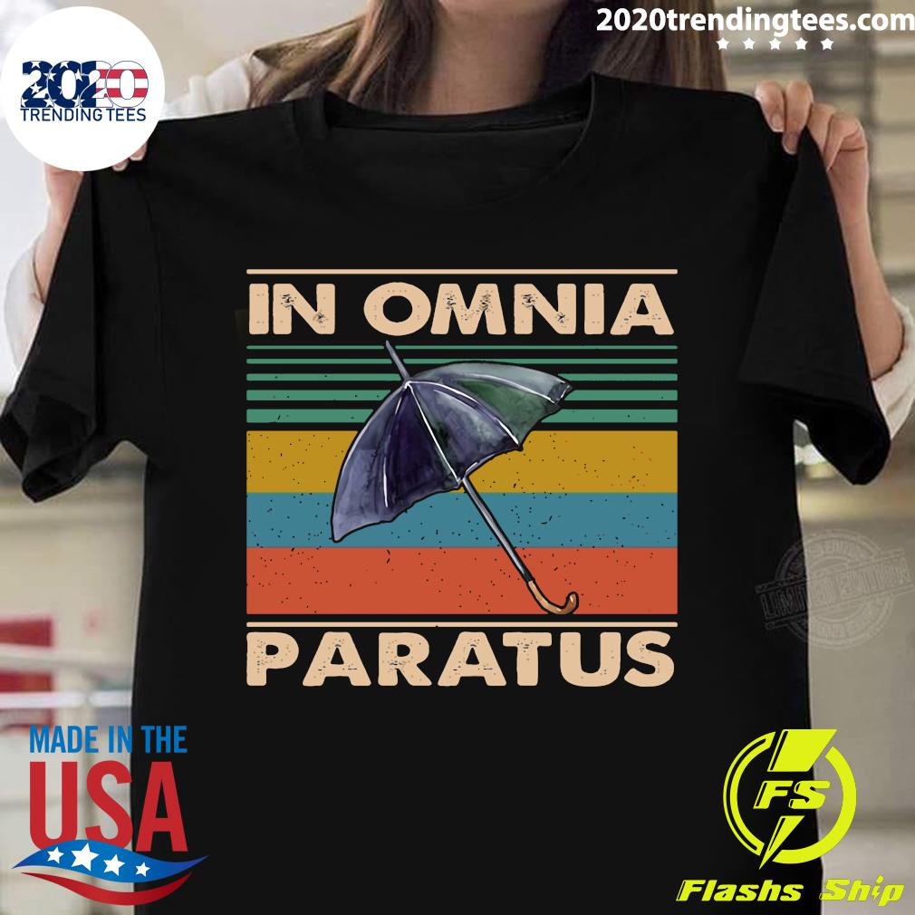 Umbrella In Omnia Paratus Shirt Trending Tees
