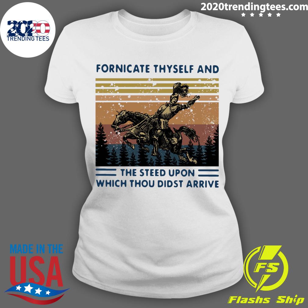 go fornicate thyself shirt