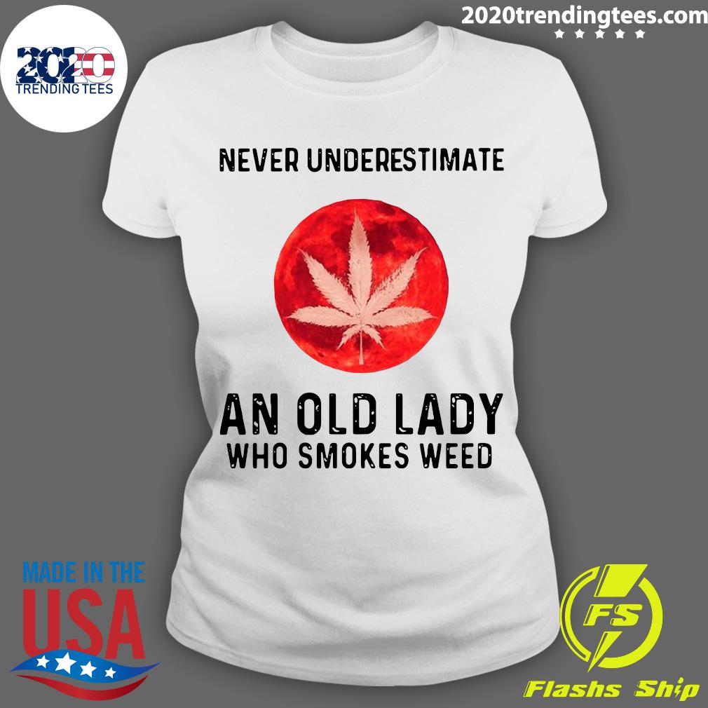 supreme old lady smoking shirt