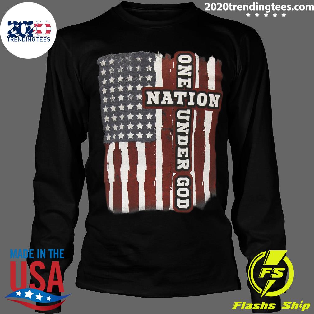 one nation under god harley shirt