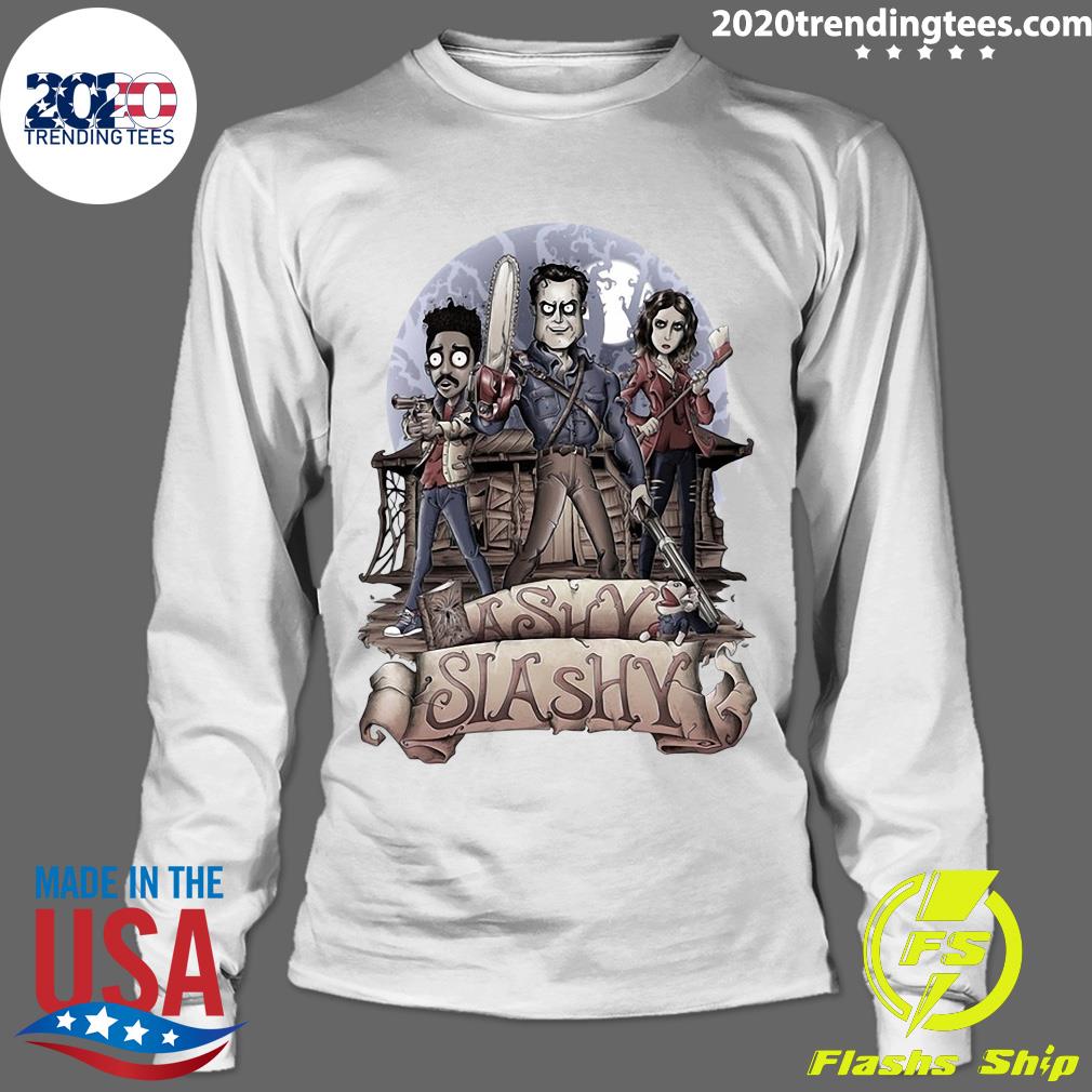 ashy slashy shirt