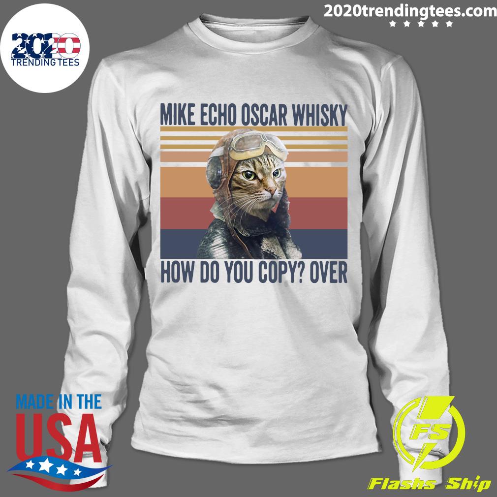 mike echo oscar whiskey cat shirt