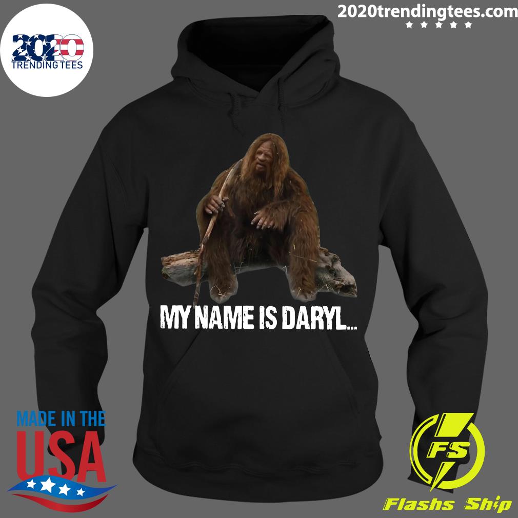 my name is darrell bigfoot t shirt