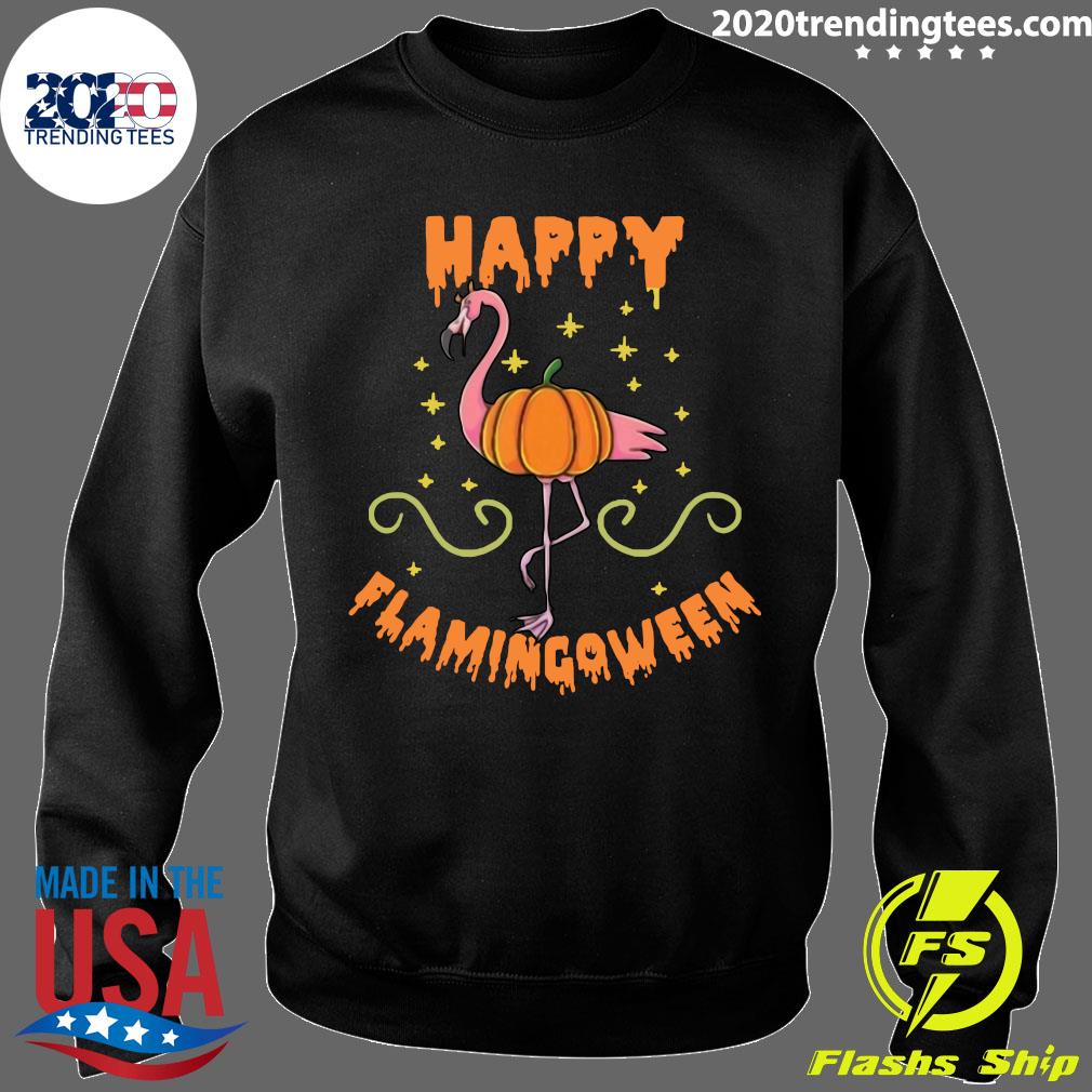 flamingo halloween shirt