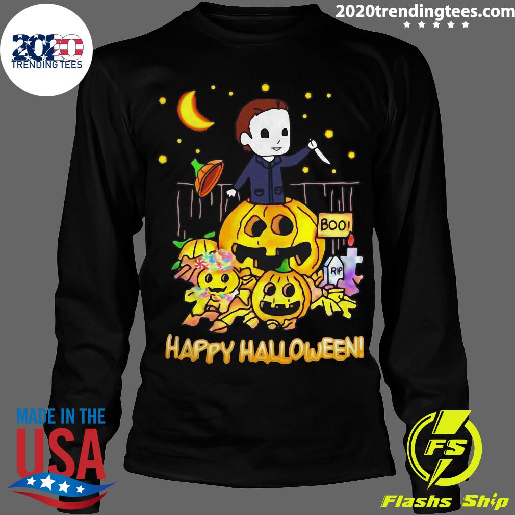 Happy Halloween Michael Myers Boo Pumpkins Shirt 2020 Trending Tees