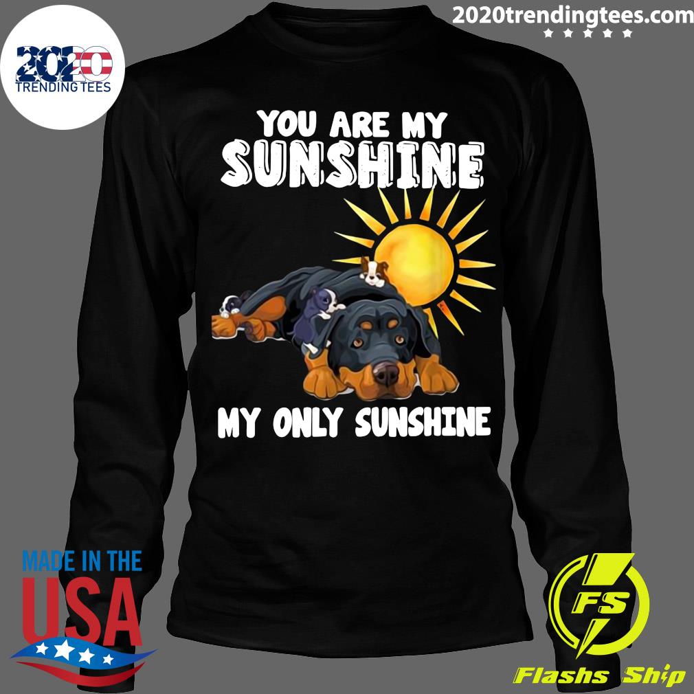 you are my sunshine dog shirt