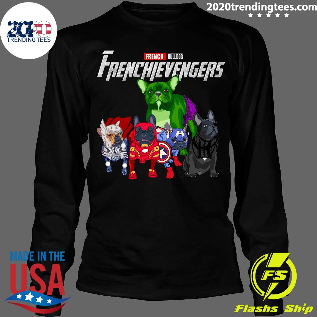 Frenchie avengers t shirt deals